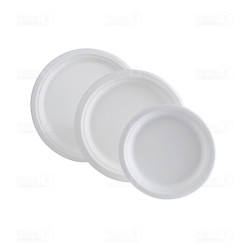 Assiettes rondes - Bagasse