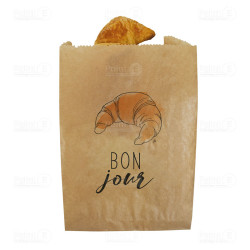 Sacs croissants "Bonjour"